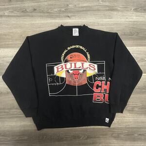 Vintage Chicago Bulls Sweatshirt Mens XL NBA Basketball Logo 7 90s USA NO FLAWS